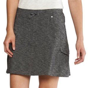 KUHL Mova Skort Grey Shorts Skirt Layered Outdoor Active Hiking Stretch XL Gray